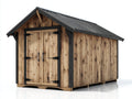 Abri de jardin - Bois - 280 x 210 x 235 cm - Bois naturel-Anthracite - Chalet rustique