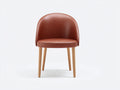 Chaise de salle ¨¤ manger - Similicuir - Bois - 60 x 62 x 81 cm - Marron - Style moderne